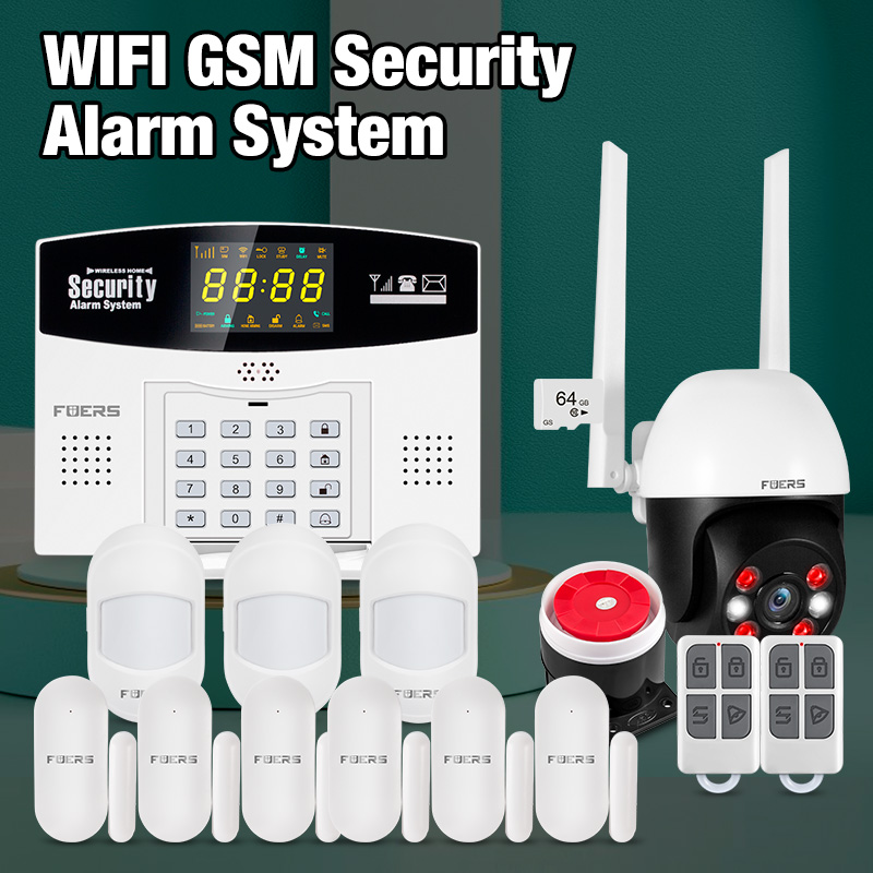 Fuers Tuya スマート警報システムキット WIFI  - Home Security Front Door Camera のレビューと価格